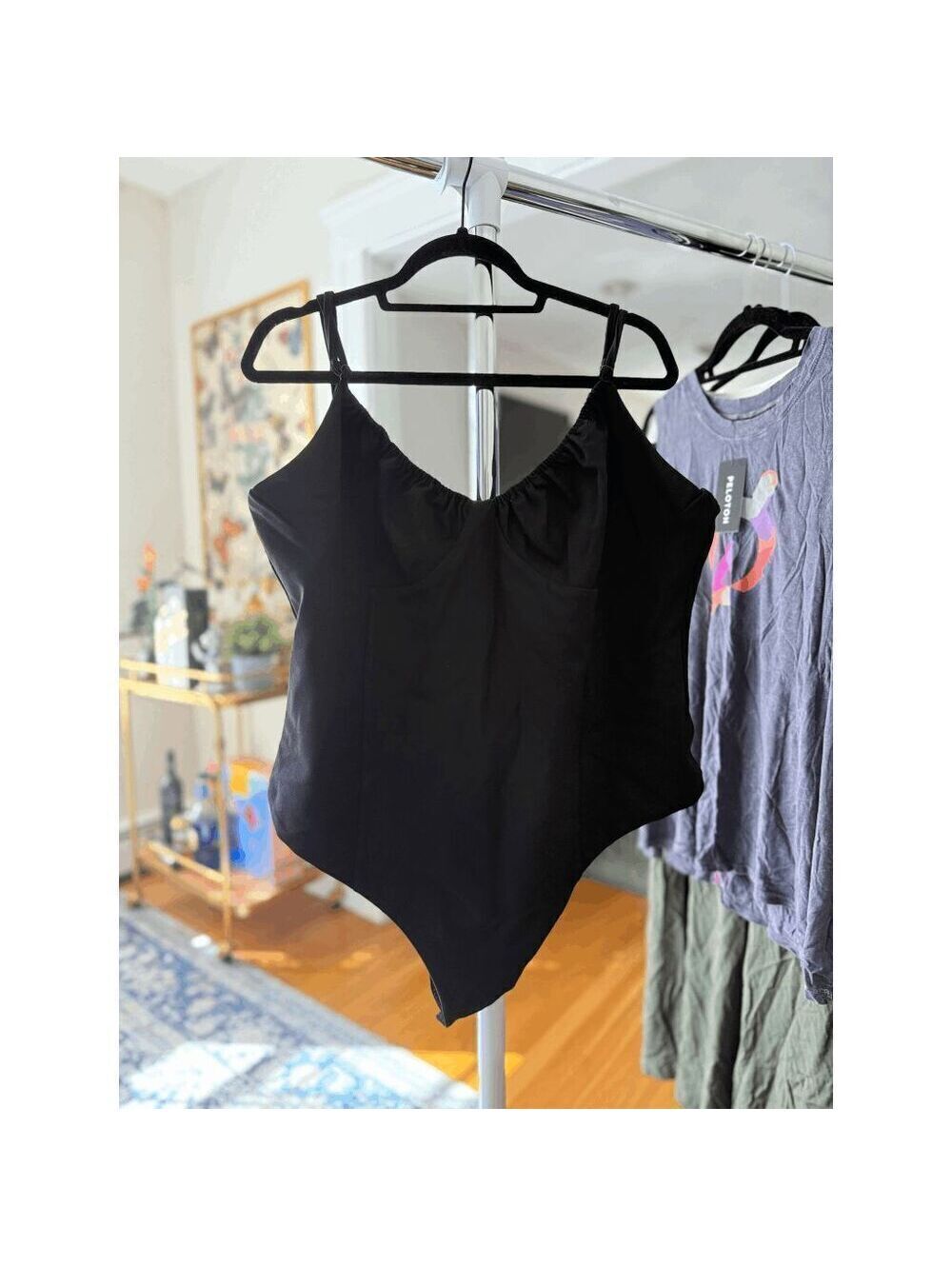 Revolve Black Bodysuit Plus Size US 4X